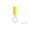 Te Connectivity Ring Terminal, 5/16 in Stud Size, 12 AWG, 300 V, Nylon Insulated, Yellow 2-320576-2 - alternate 5